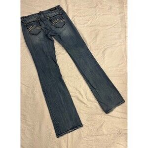 Miss Me Jeans size 31 bootcut distressed lots of bling